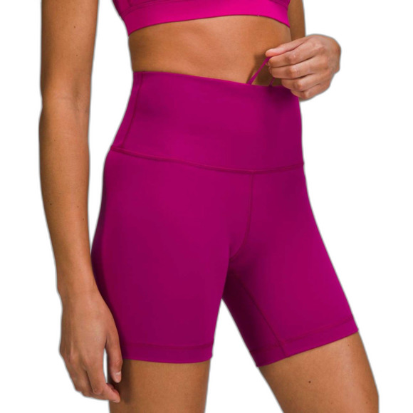 lululemon athletica Pants - Lululemon Wunder Train High-Rise Short 6" Magenta Purple